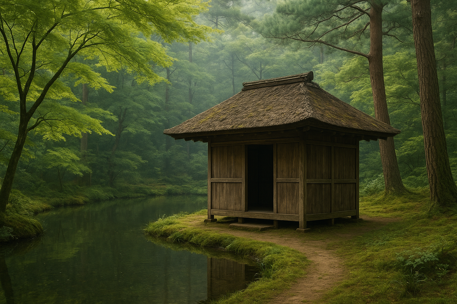 The Empty Hut – Where Zen and Nature Meet in Stillness