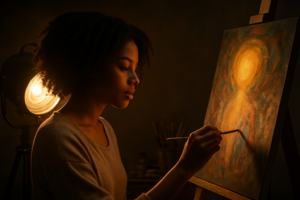 The Searchlight Soul: Illuminating the Self Through Art